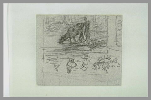 Etude pour 'La paysanne conduisant sa vache à l'abreuvoir', image 2/2