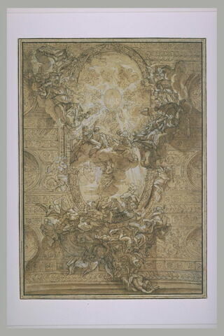 Copie du plafond du Gesù, à Rome, image 2/2
