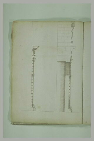 Etude d'architecture : projet pour le portail de l'hôtel de Soissons