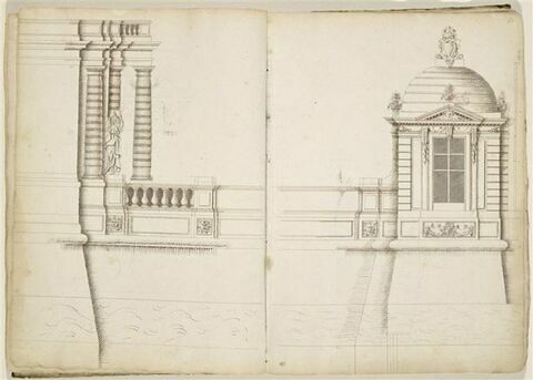 Etude d'architecture : terrasse evec colonnade, image 2/3