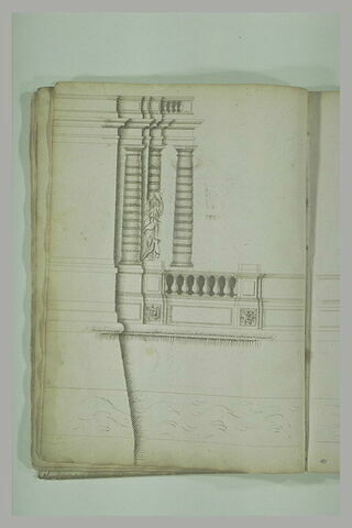 Etude d'architecture : terrasse evec colonnade, image 3/3