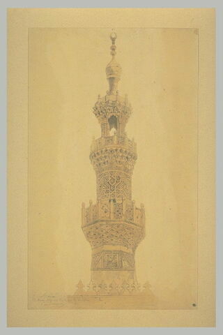 Minaret de la mosquée de Kaït-Bey au Caire, image 1/1