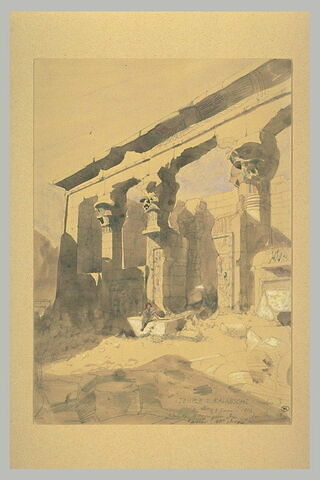 Le temple de Kalabschi en Nubie
