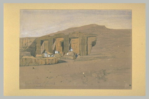 Le temple de Derri en Nubie