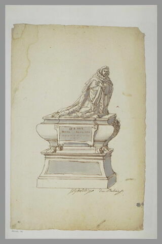 Projet de monument funéraire de Joly de Blaisy, image 2/2