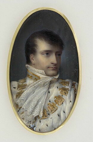 Portrait de l'Empereur Napoléon Ier en costume de sacre 