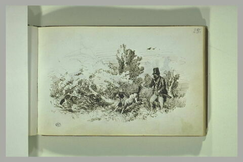 Chasseur avec son chien, image 1/1