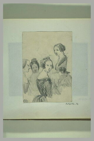 Quatre femmes, en buste, image 1/1