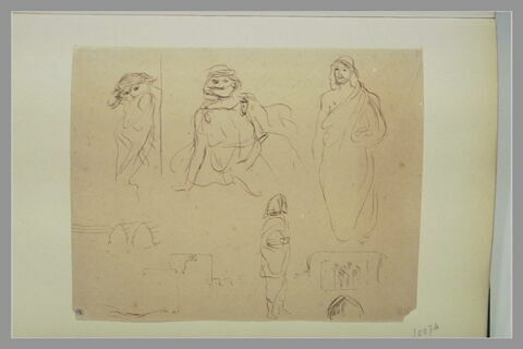Etudes d'arabes et détails d'architecture, image 1/1