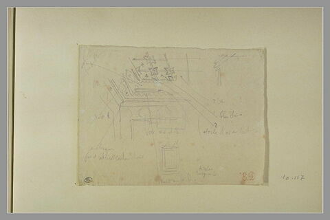 Etudes de plafond mauresque et d'une fenêtre, image 1/1