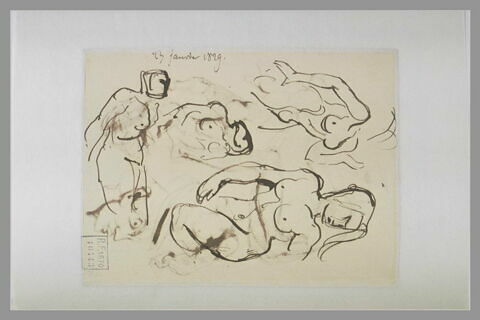 Quatre études de femmes nues, image 1/1