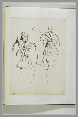 Deux personnages en costume renaissance, image 1/1