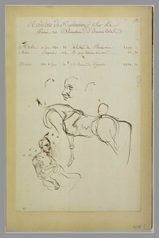 Une tête ; un homme ; un cheval, image 1/1