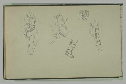 Etudes de costumes d'homme, image 1/1