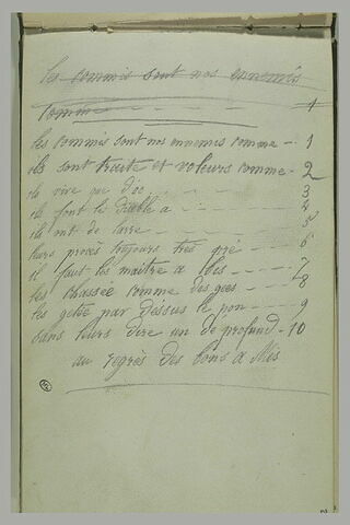 Page manuscrite, image 1/1