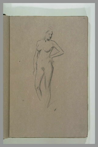 Femme nue, debout, image 1/1