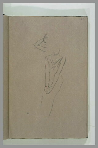 Silhouette de jeune fille en chemise, image 1/1