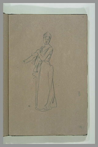 Jeune fille se déshabillant, image 1/1