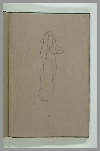Femme assise à terre, image 2/2