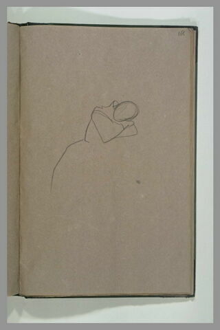 Buste d'une femme accoudée, image 1/1