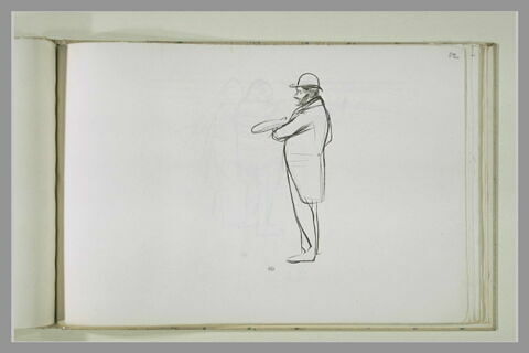 Homme en redingote, tourné vers la gauche, image 1/1