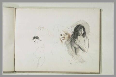 Quatre études de femmes nues, image 1/1
