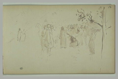 Personnage entouré par la foule, image 2/2