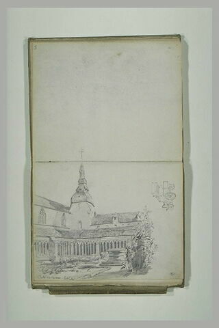 Pointe du clocher de l'église représentée sur le folio précédent, image 2/2