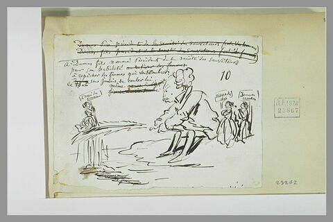 Caricature : charges d'Alexandre Dumas fils