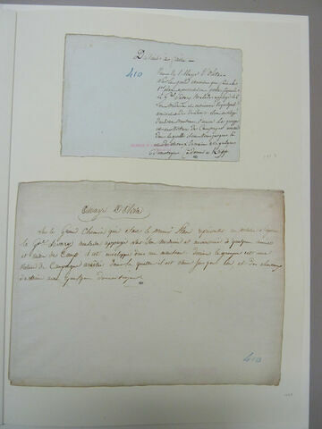 Note manuscrite sur l'abbaye d'Oliva, image 2/2
