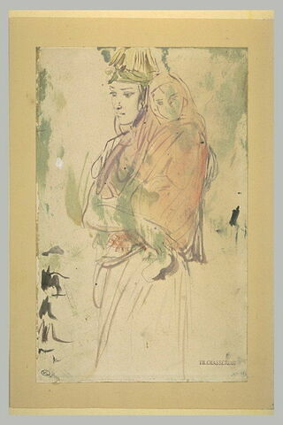 Juive d'Alger tenant un enfant, image 2/2