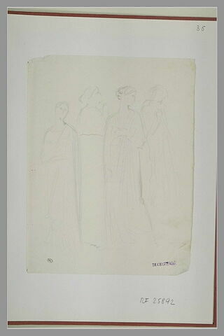 Quatre femmes debout, image 1/1