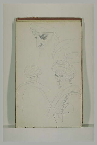 Trois études d'Arabes, image 1/1