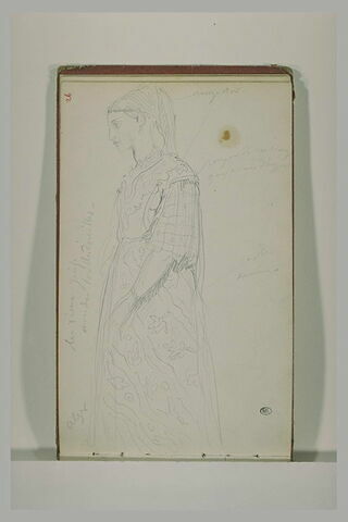 Une juive d'Alger, vue de profil, image 1/1