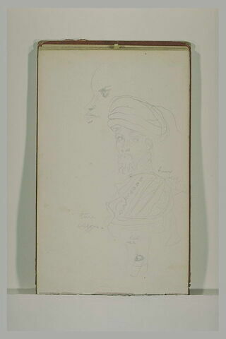Trois études de têtes [dit précédemment 'Etudes de têtes d'arabe, de noir et de juif'], image 1/1
