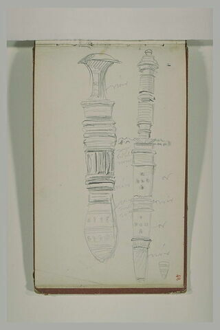 Etudes de poignards orientaux, image 1/1