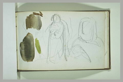 Etude d'une figure féminine drapée, image 1/1