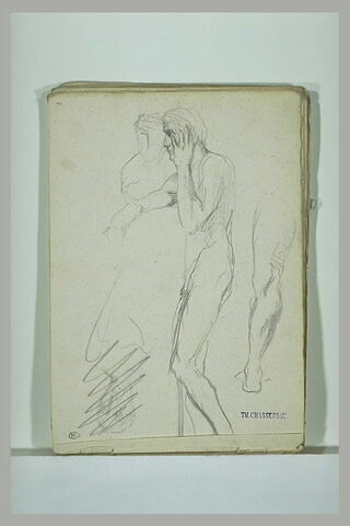 Etude d'hommes debout, image 1/1