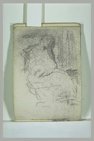 Croquis d'une femme assise, image 1/1