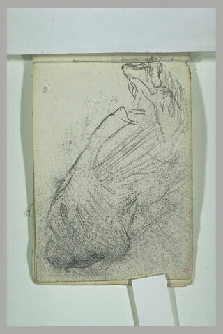 Croquis d'un homme se prosternant, image 1/1