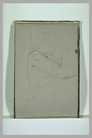 Croquis d'un torse de femme, image 1/1