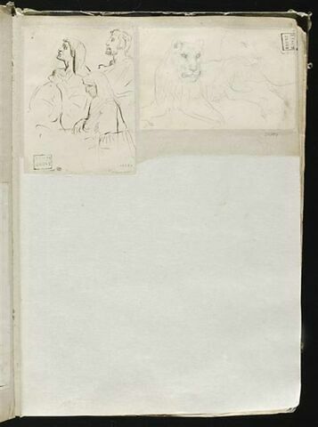 Deux femmes et un homme en prières, image 1/2