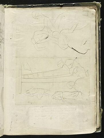 Etudes d'après une Descente de Croix, image 1/2