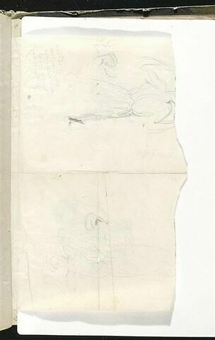 Femme debout de face levant les bras, tête de femme, image 1/2