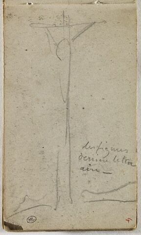 Croquis d'un crucifié, image 1/1