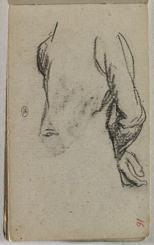 Etude d'un corps, bras derrière le dos, image 1/1