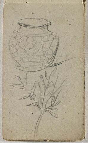 Etude d'un vase et d'une branche, image 1/1