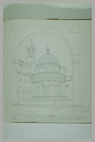 Rome : vue du  petit temple de San Pietro in Montorio, image 2/2