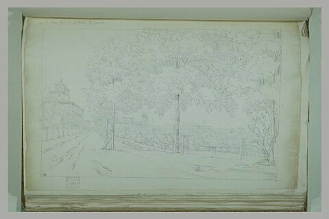 Rome : vue prise de la voie d'accession au Pincio, image 1/1