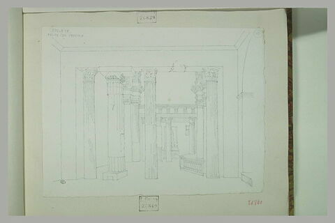 Spolète : intérieur de l'église du Crucifix